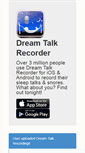 Mobile Screenshot of dreamtalkrecorder.net